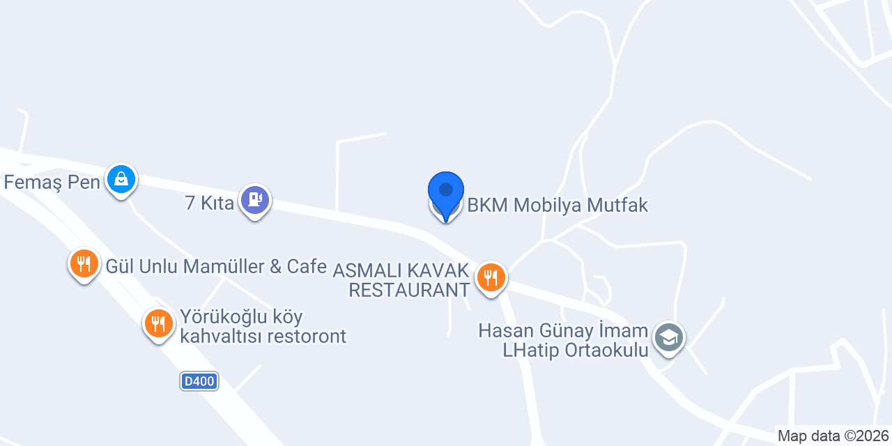 BKM Mobilya Mutfak konumu
