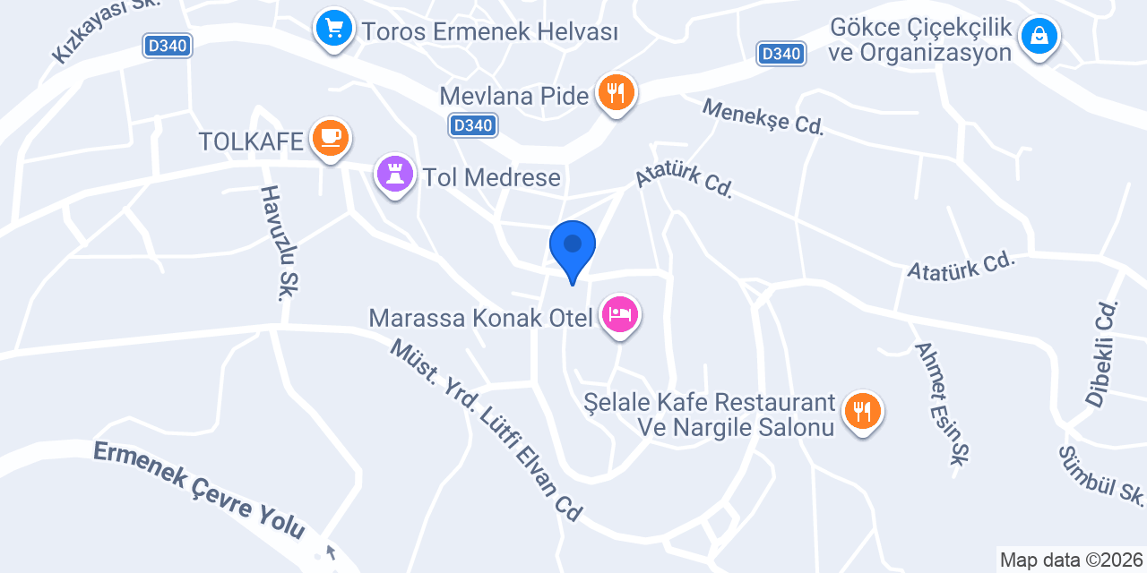 Ermenek Elektrik konumu