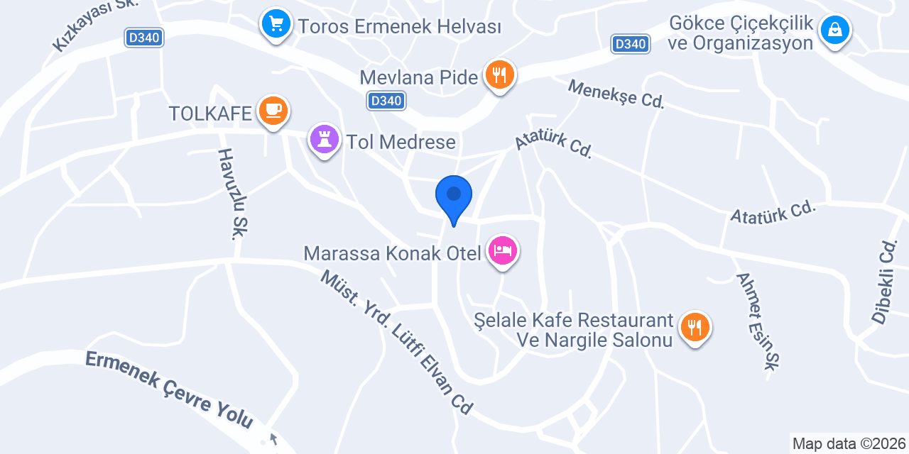 Rota Emlak Ermenek konumu