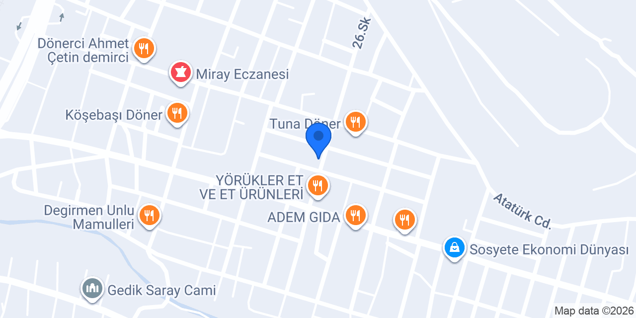 GökAlp Mobilya Halı Perde konumu