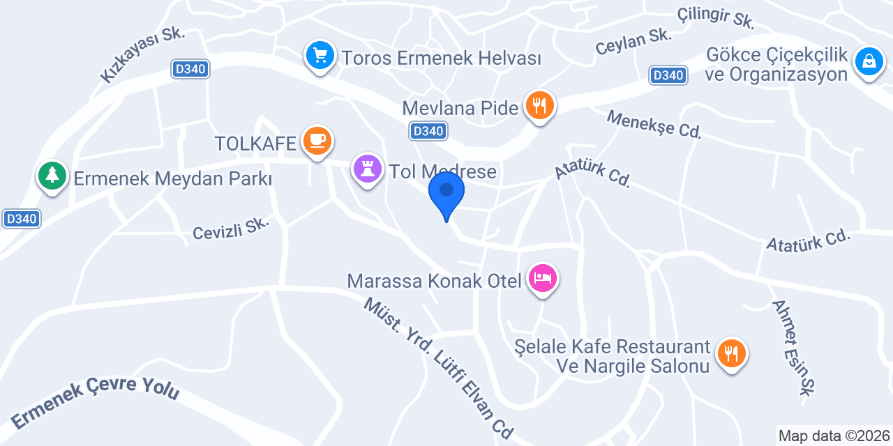 Altınbıçak Et Galerisi konumu