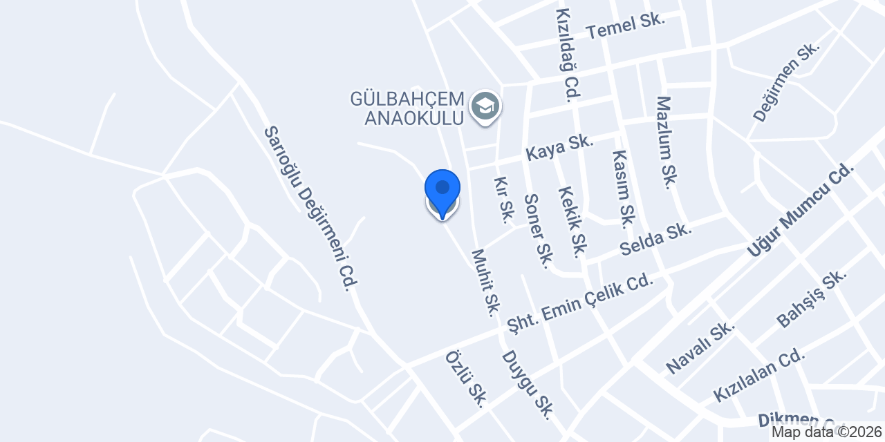TOBB Mut Bilim ve Sanat Merkezi (BİLSEM) konumu