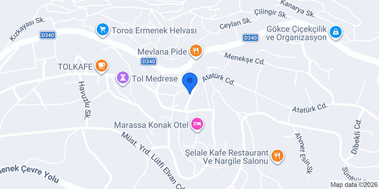 Matmazel Moda konumu