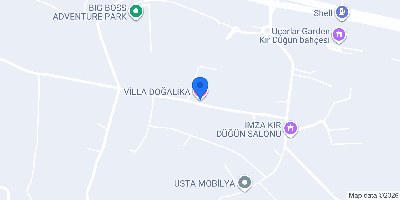 VİLLA DOĞALİKA konumu