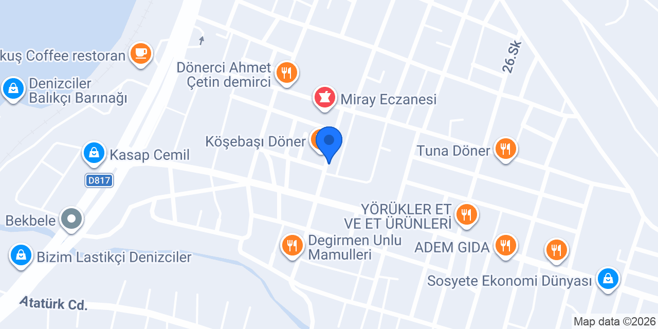 Öznur yemek konumu