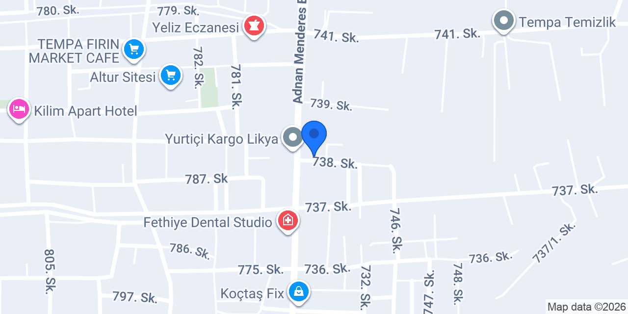 MENDOS YAPI MİMARLIK İNŞAAT LTD.ŞTİ. konumu