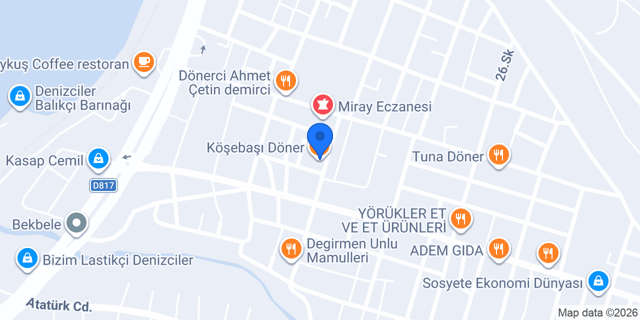 Köşebaşı Döner konumu