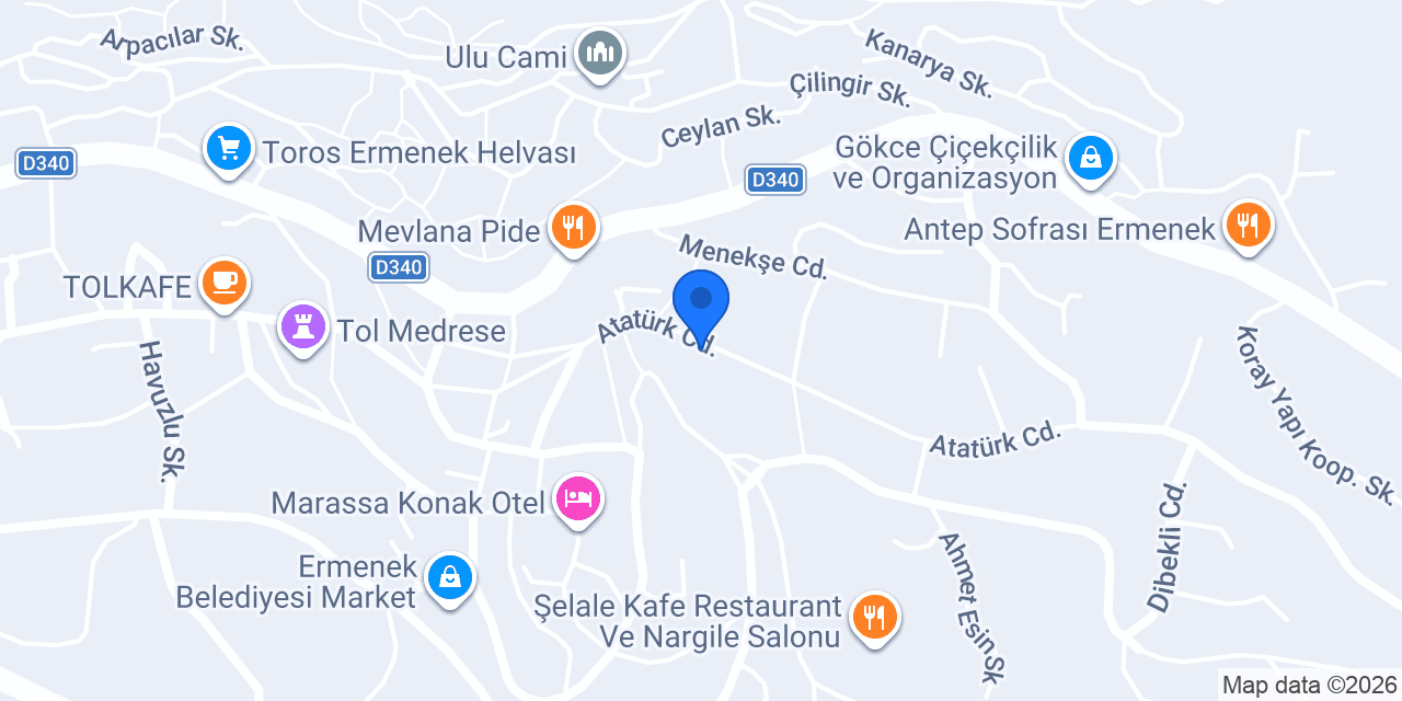 Ayfer Bayan Kuaförü konumu