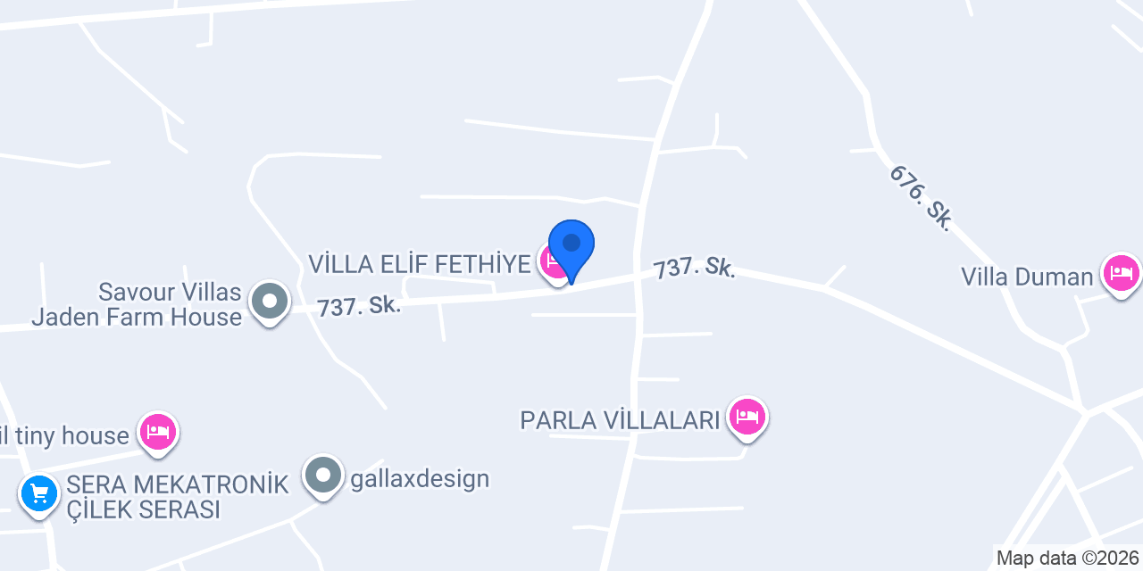 VİLLA NAZ FETHİYE konumu