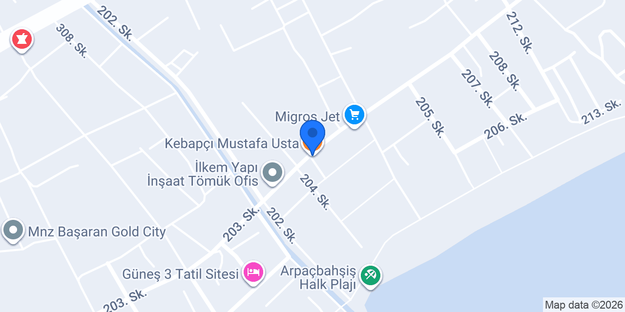 Kebapçı Mustafa Usta konumu