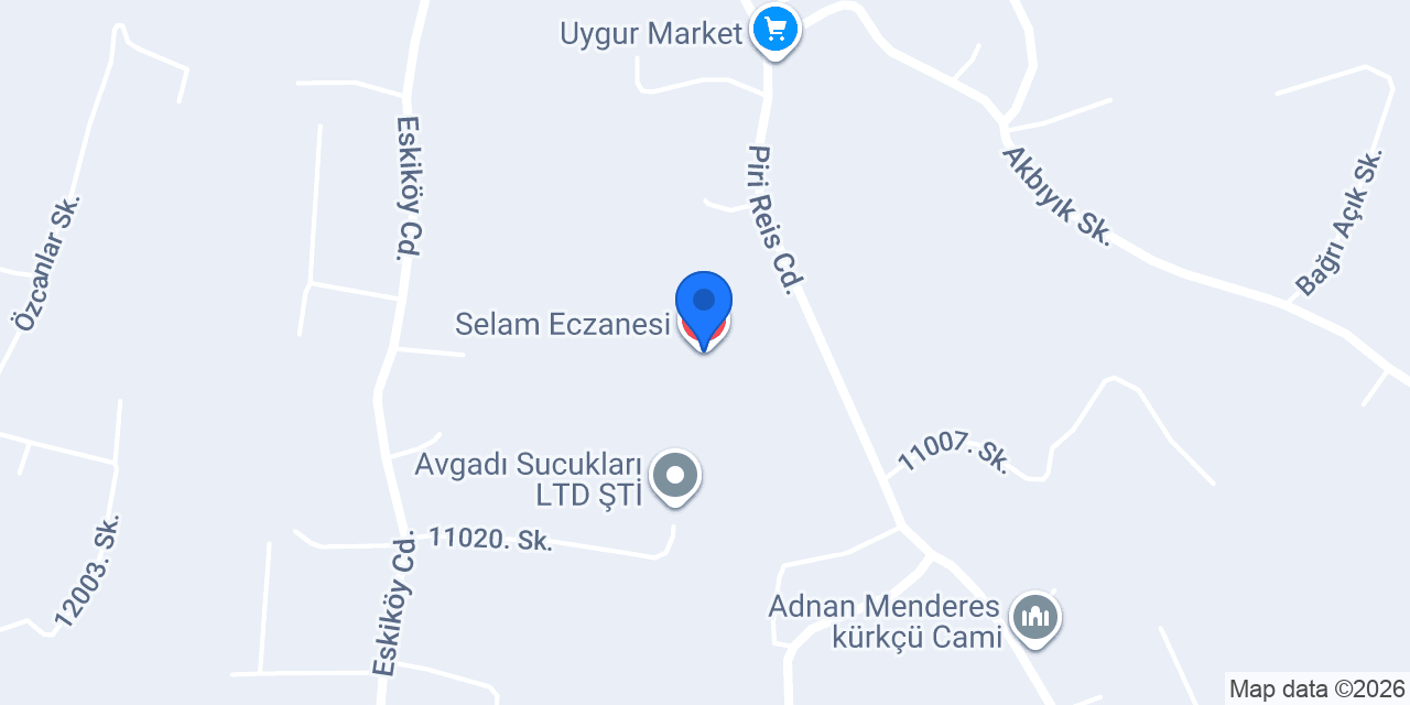 Selam Eczanesi konumu
