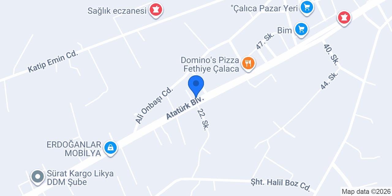 UPS FETHİYE konumu