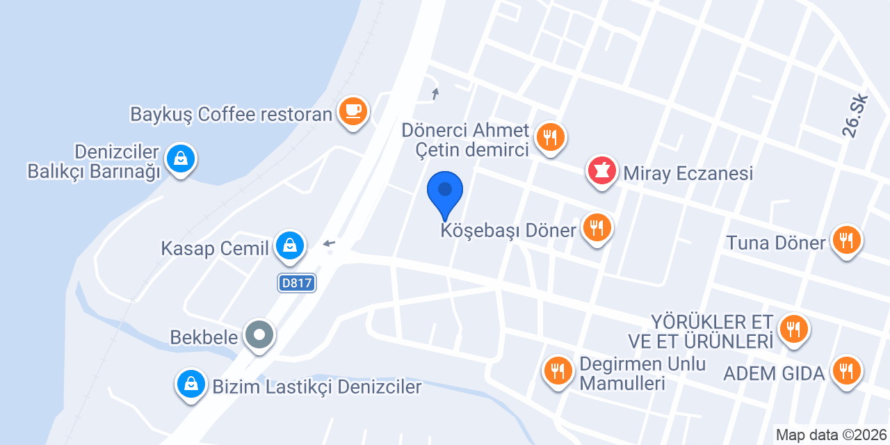 Çiğköfte Çisato DENİZCİLER konumu