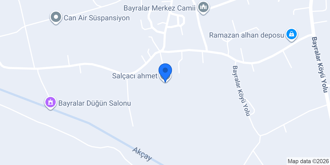 Salçacı ahmet konumu
