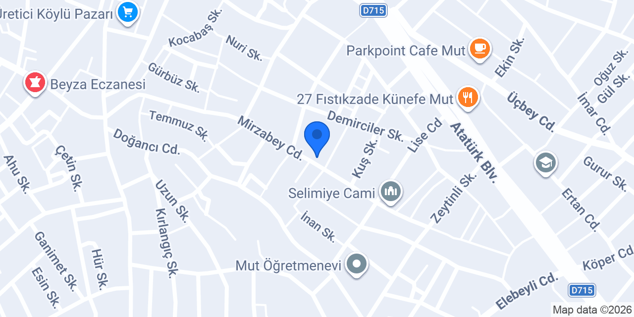 Mutlu Fidancım konumu