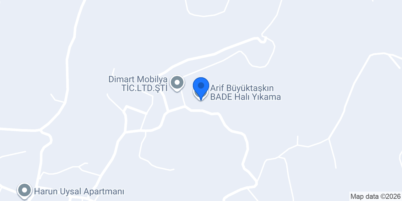 Arif Büyüktaşkın BADE Halı Yıkama konumu