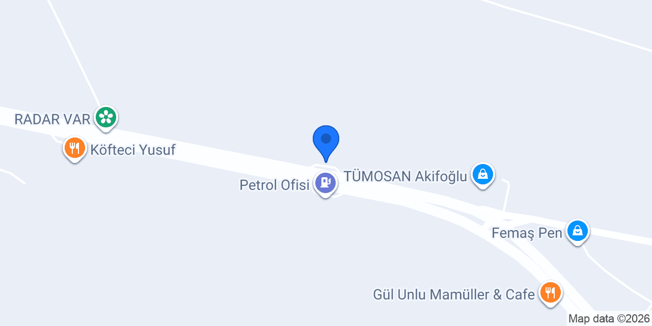Petrol Ofisi konumu