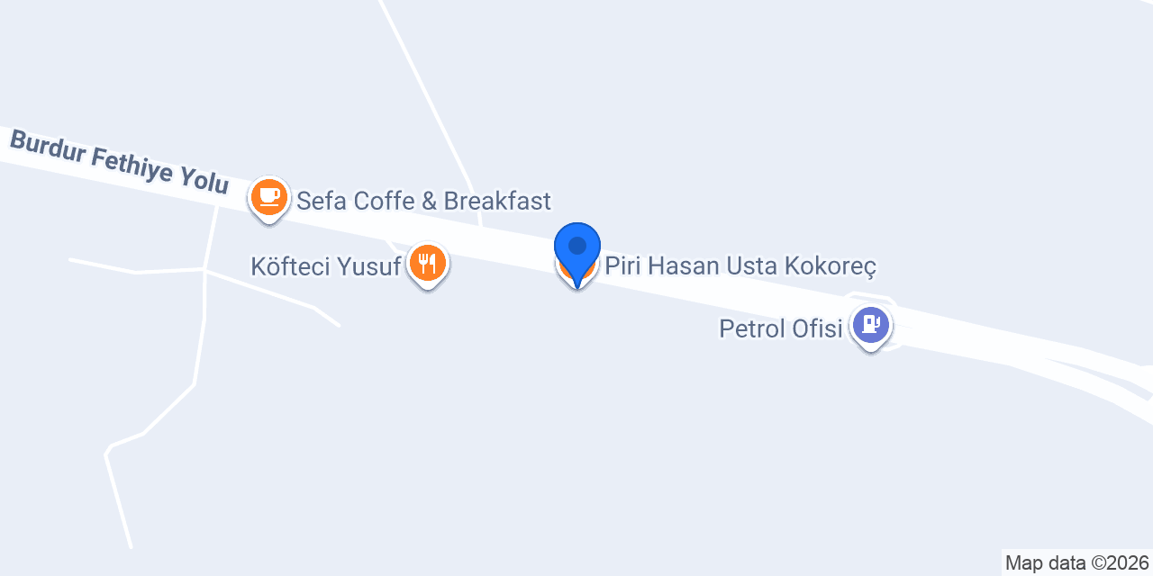 Piri Hasan Usta Kokoreç konumu