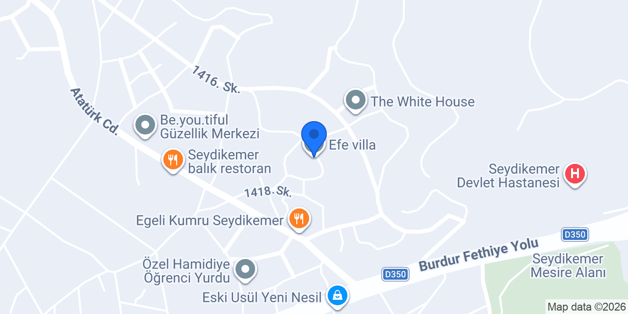Efe villa konumu