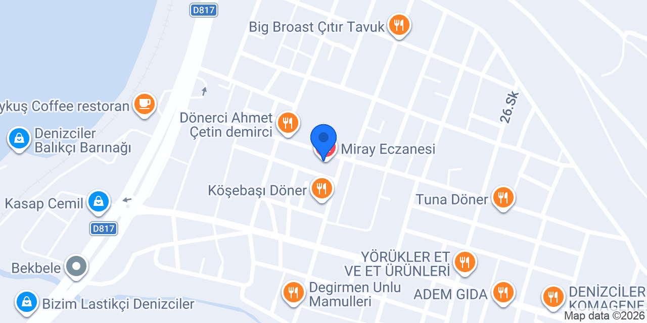 Tenha restauran iskenderun konumu