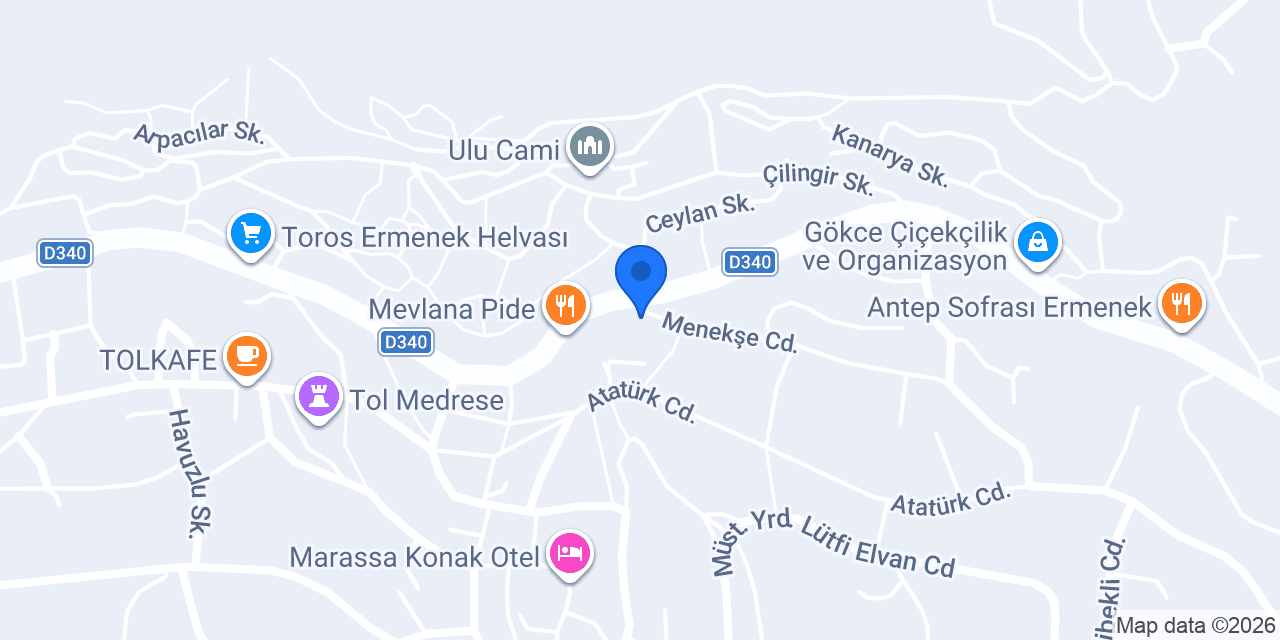 Ferah Ticaret Ermenek konumu