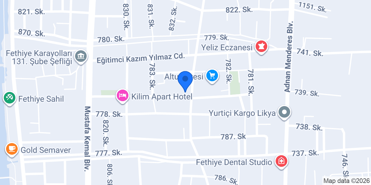 FETHİYE ORTAOKULU konumu