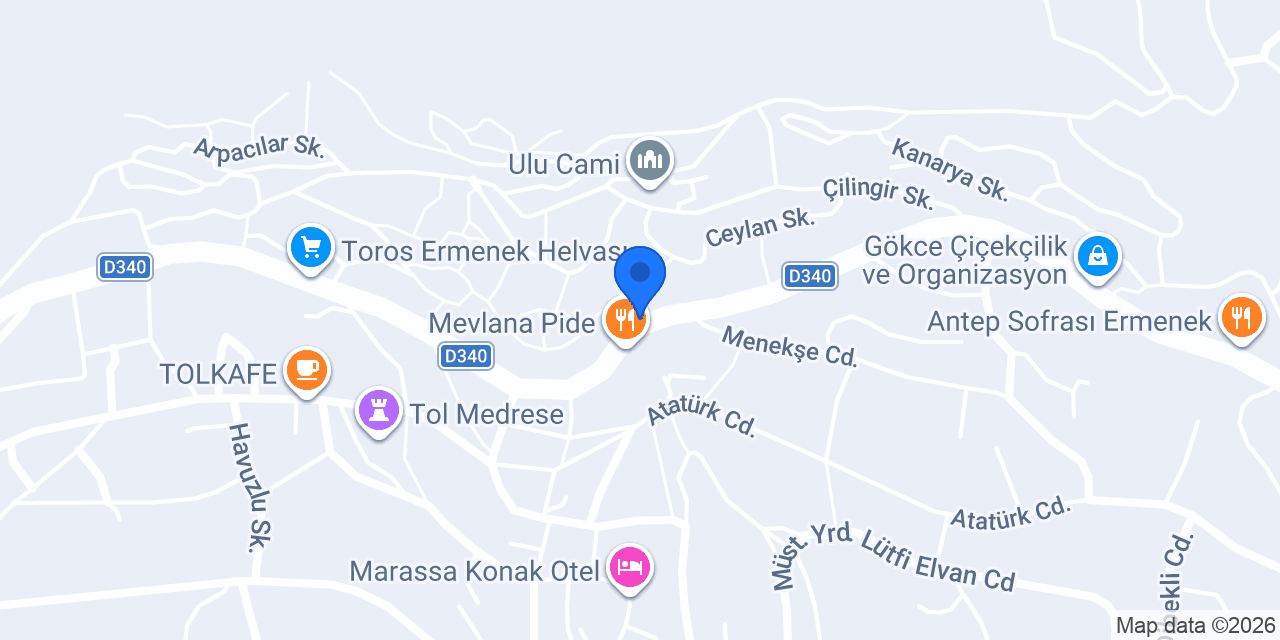 Şef Tantuni Ermenek konumu