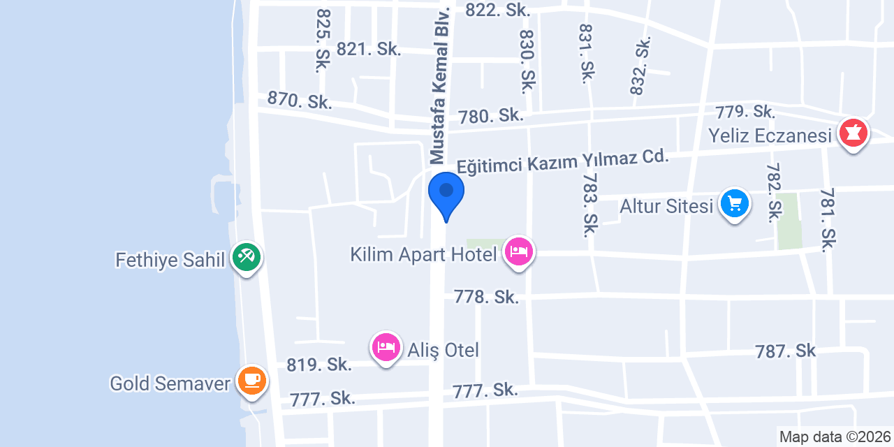 Şato Apart Hotel konumu