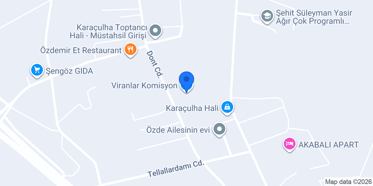 Viranlar Komisyon konumu