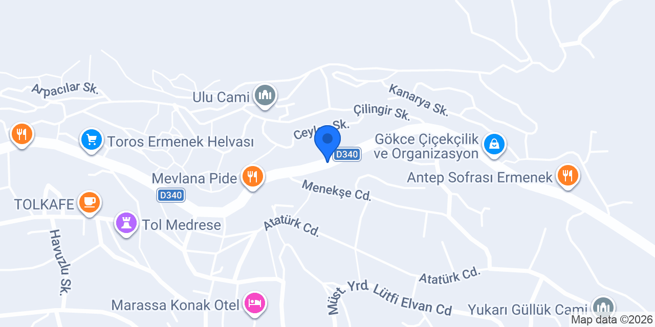 ermenek yangın tüpü konumu