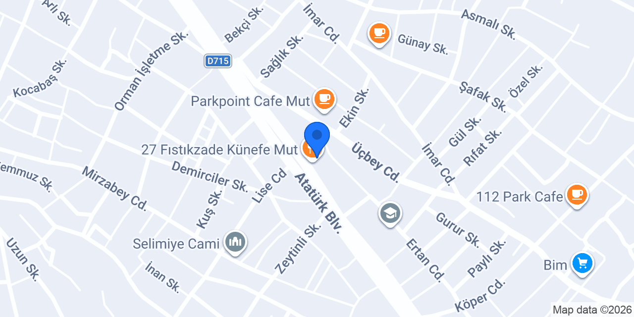 RAPSODİ MOBİLYA MUT konumu