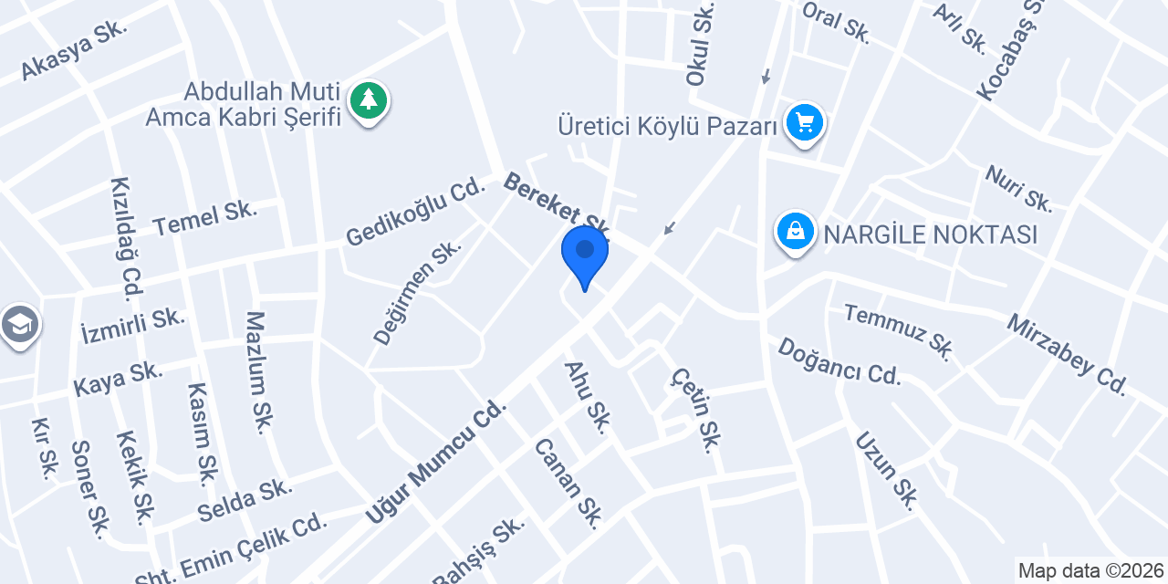 1 nolu Aile Sağlığı Merkezi konumu