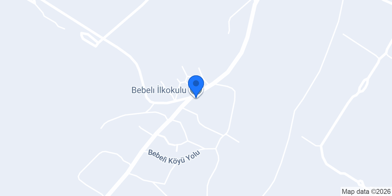 Bebelı İlkokulu konumu