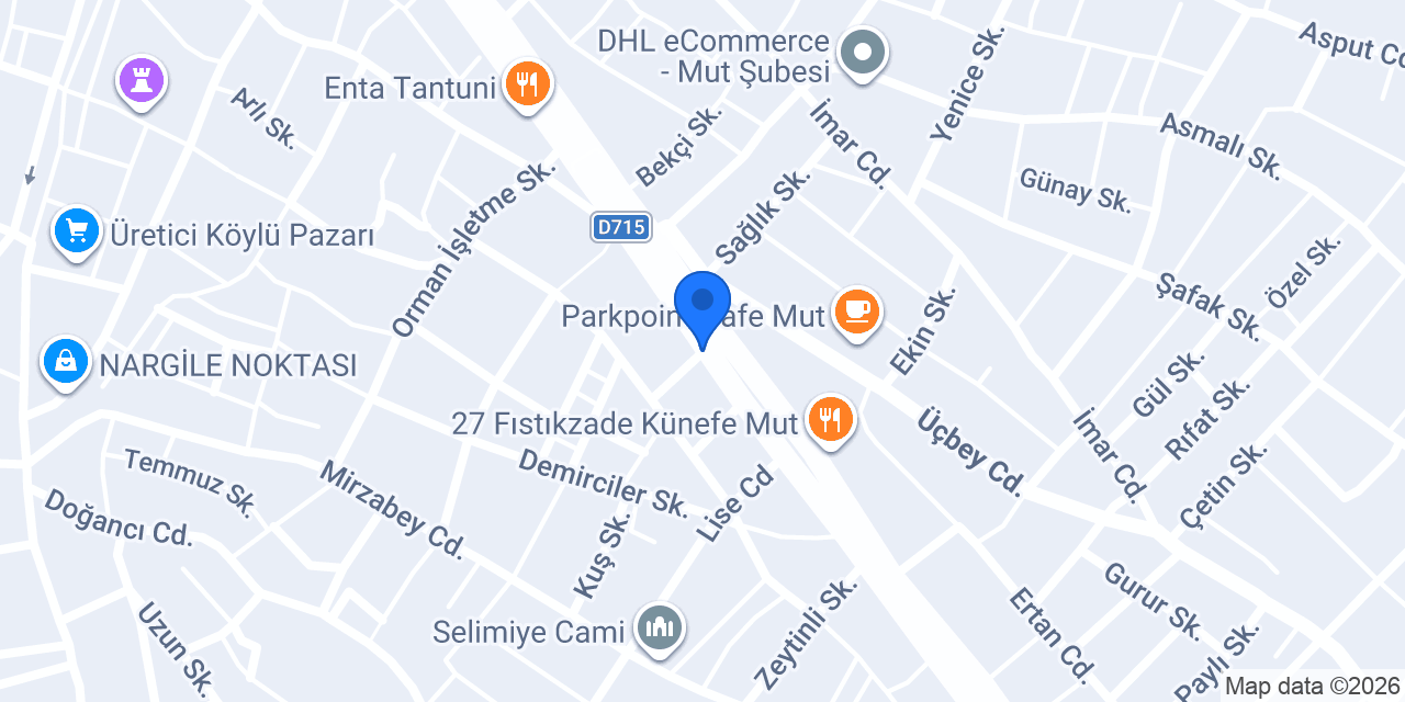 Diş Hekimi Ahmet Çelik konumu