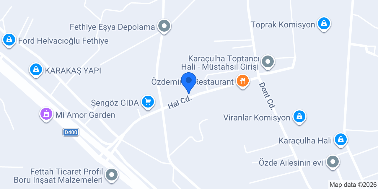 Fethiye Taşıyıcılar Kooperatifi konumu