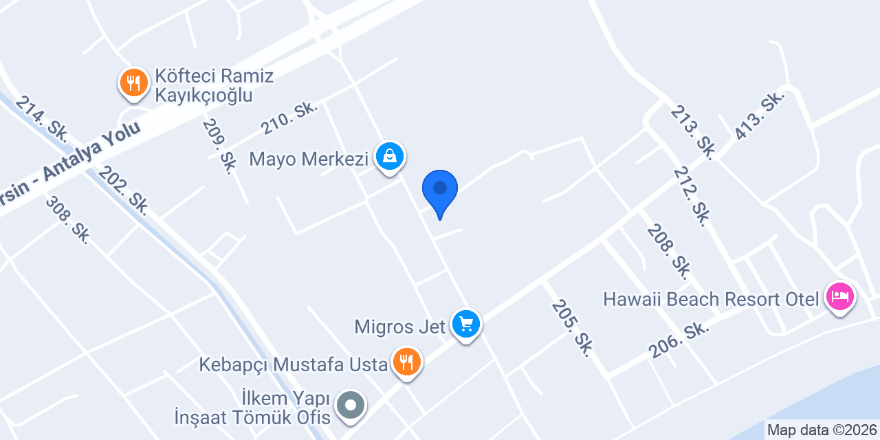 Asil Yapı Market konumu