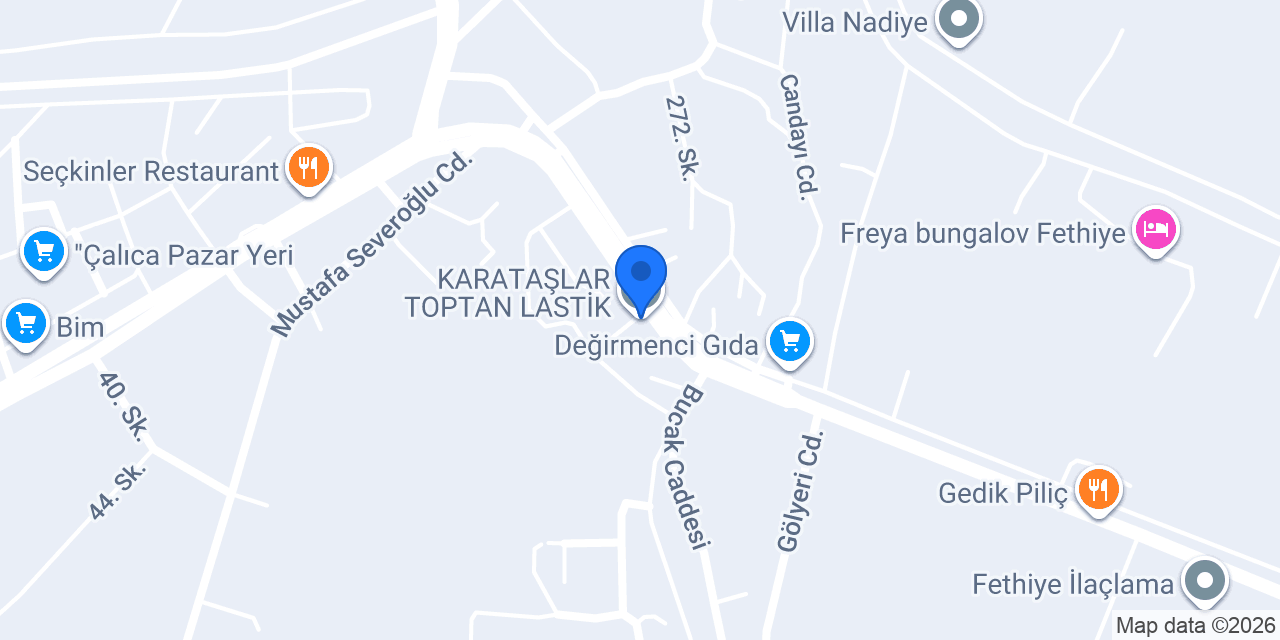 KARATAŞLAR TOPTAN LASTİK konumu
