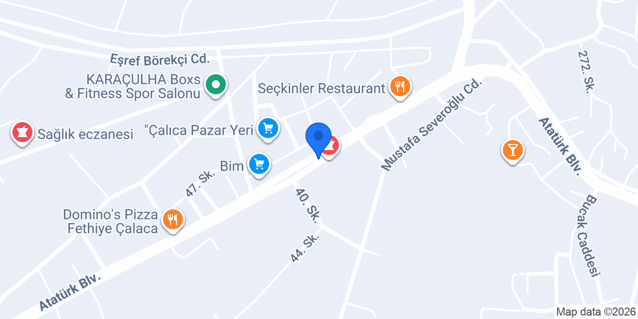 DenizBank Karaçulha Şubesi konumu