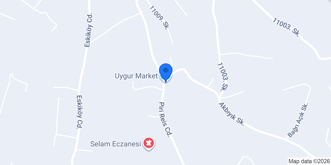 Uygur Market konumu