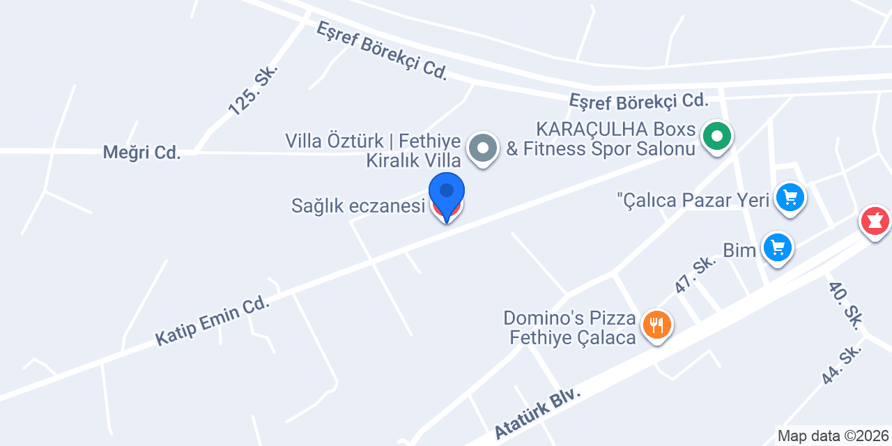Sağlık eczanesi konumu