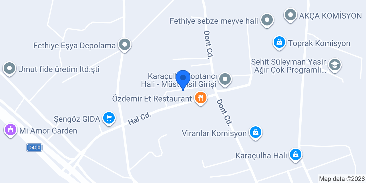 Fethiye Cihan Ambalaj konumu