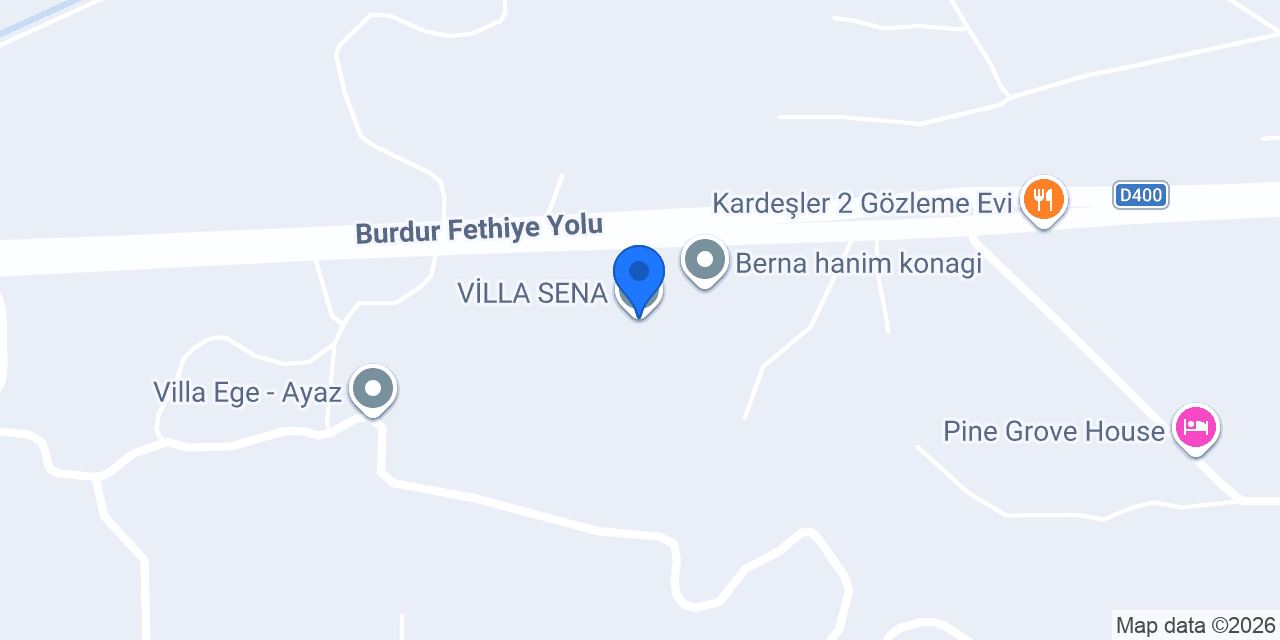 VİLLA SENA konumu