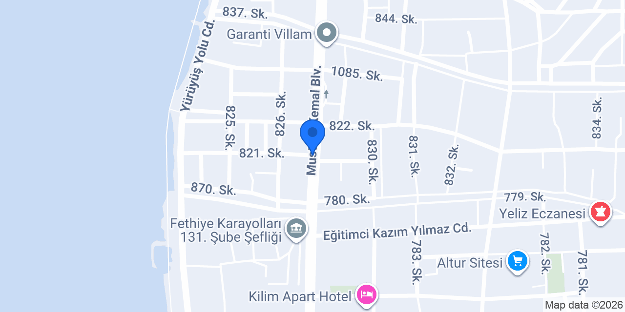 Onel Gümrük Müşavirliği konumu