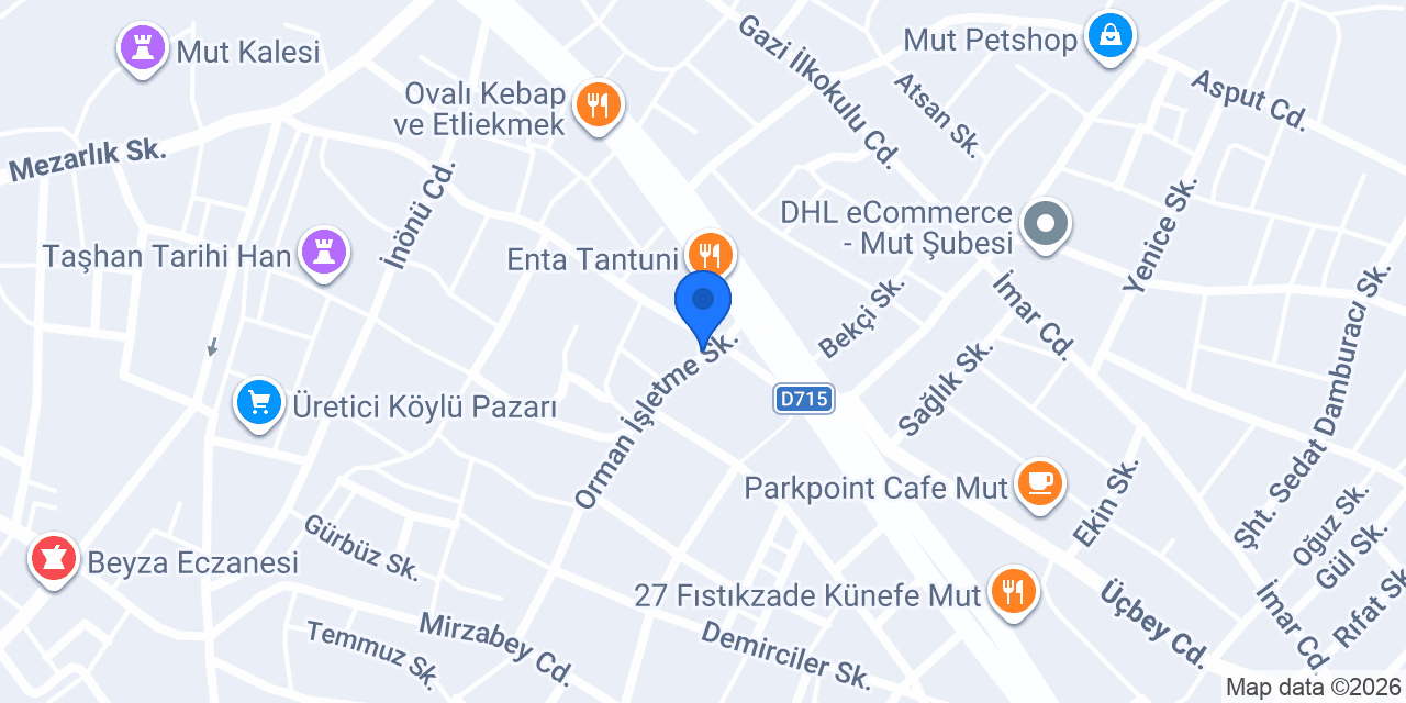 Turkuaz Kırtasiye konumu