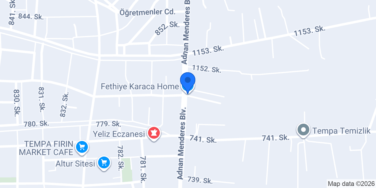 Fethiye Karaca Home konumu