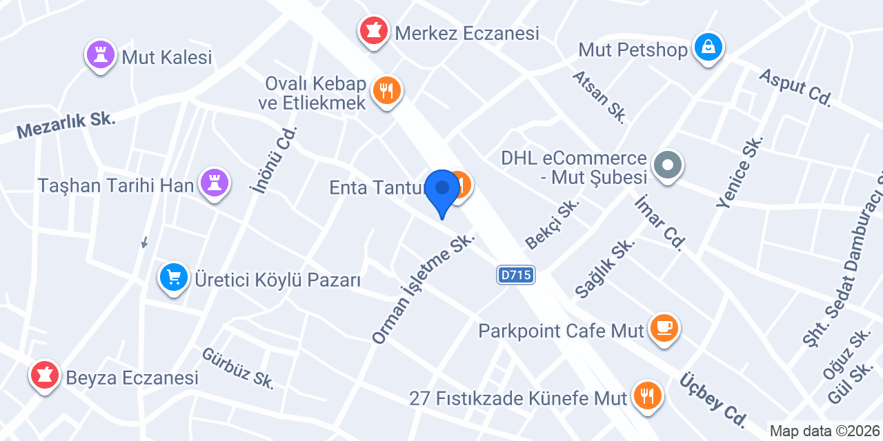 Cemal Uluslararası Çiçekçilik konumu