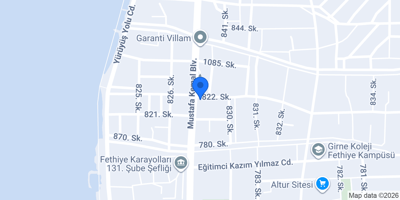 SYM FETHİYE konumu