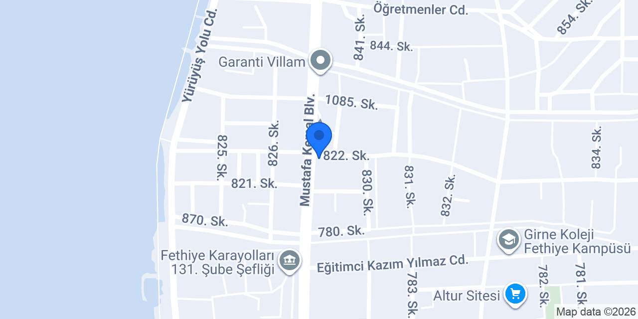 FETHİYE SCOOTER RENTALS konumu
