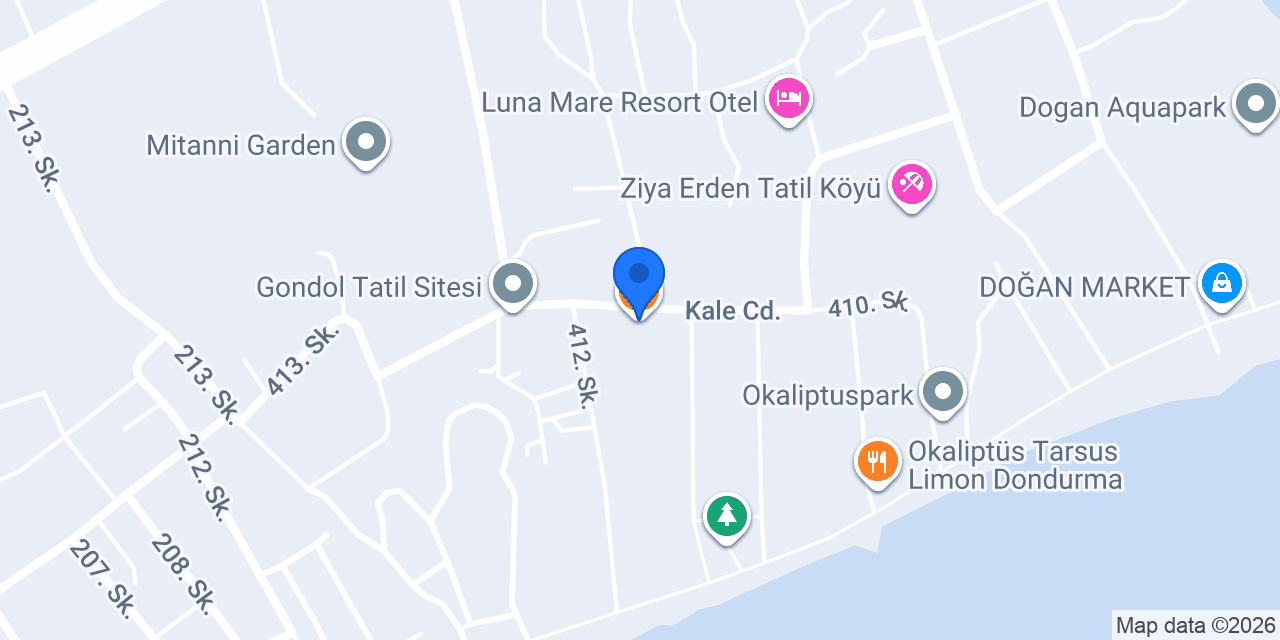 Oses Çiğ Köfte konumu