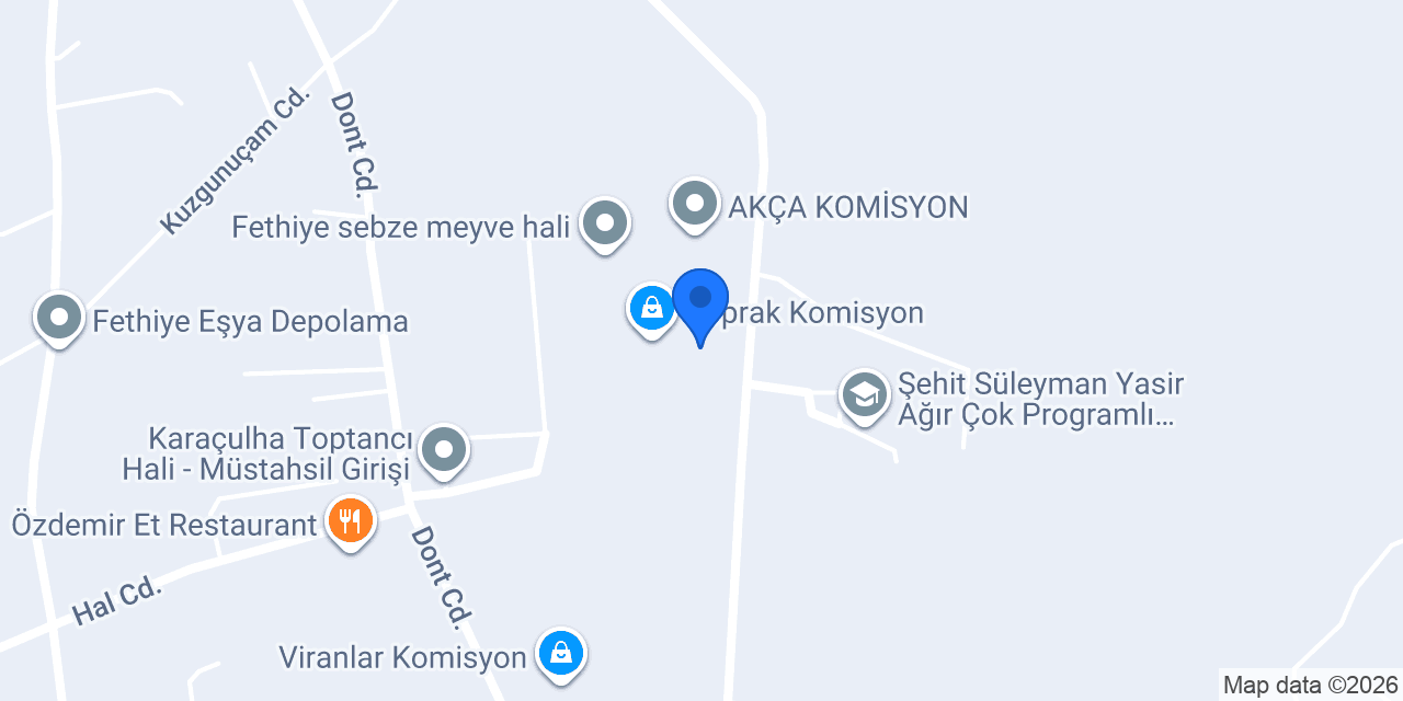 Haşim Ticaret Fethiye konumu